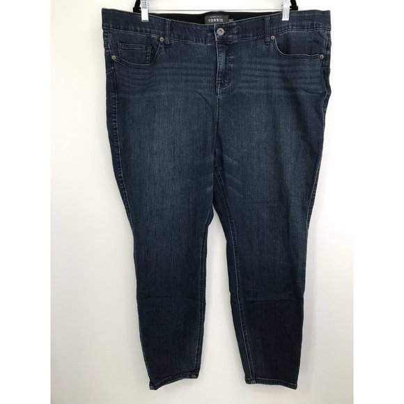Torrid Bombshell Skinny Jean Premium Stretch Dark Wash 26 Regular - Picture 1 of 5
